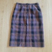 Vintage spódnica wełniana lata 80 Modena Poznań R 40-42 stan nowy vintage 