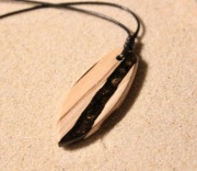 Treasure | Naszyjnik deska surfingowa z drewna i żywicy