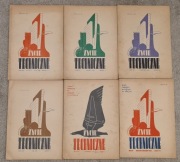  „Życie Techniczne” numery 1-8 z 1938r., międzywojenny miesięcznik Lwów 