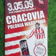 CRACOVIA - POLONIA WARSZAWA 3-05-2009 PROGRAM