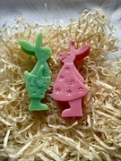 Podziękowanie dla gości Świeczka Zając Chrzest Komunia Święta Ślub Urodziny