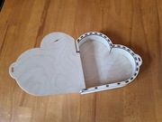 szkatułka serce * sklejka