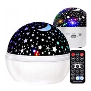 projektor gwiazd dla dzieci rzutnik nieba lampka nocna głośnik bluetooth