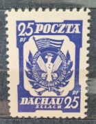 Dachau poczta obozowa 25 pf  wer. Y  RARYTAS stan idealny