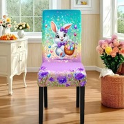 Pokrowce 4 na krzesła wielkanoc - szybka wysyłka królik