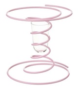 Ikea Vinterfint Gustaf Westman wazon różowy spirala