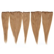 Naturalne włosy Clip In/40cm/120g/ciemny blond