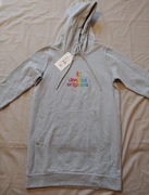 Sukienka casual z kapturem Diverse rozmiar S