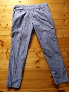 Spodnie H&M nowe b/m stalowe 54 slim