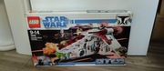 LEGO Star Wars Republic Attack Gunship 7676 Clone KOMPLETNY Z FIGURKAMI 
