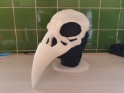Maska czaszka kruka haloween
