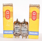 Lampy E88CC ECC88 6922 6DJ8 MINIWATT HEERLEN ZŁOTE PINY PARA DOBRANA