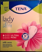 TENA LADY SLIM ULTRA MINI wkładki urologiczne dla kobiet 48 sztuk