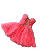 Sukienka balowa damska różowa tiul rozmiar S/M