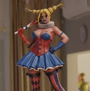 Figurka druk 3D żywica " Harley Quinn - F694 "- 120 mm