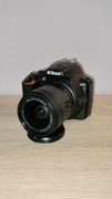 Lustrzanka Nikon D3500 obiektyw Nikkor i filtry