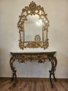 Antyk konsola z lustrem 