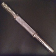 Gryf stalowy chromowany 35,5 cm, gwint 27mm, stan bdb