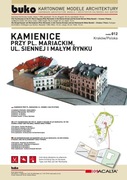 012 BUKO - model kartonowy kamienice przy Placu Mariackim - Kraków