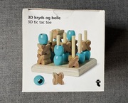 Drewniana gra logiczna 3D kółko i krzyżyk Flying Tiger 5+ NOWA