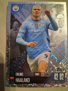TOPPS MATCH ATTAX EXTRA 2025 HAT-TRICK HERO PARALLEL 325 ERLING HAALAND