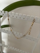 BRANSOLETKA SHEIN kolor złota fasolki 23 cm