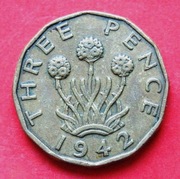 3  Pensy  1942 r -     Anglia   Zawciąg  Jerzy VI