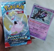 Pokemon booster Journey Together Gible Garchomp Mime jr. Skorupi heat Rotom