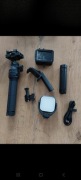 Kamerka Go Pro + statyw + lampa + karta pamięci + etui ochronne + 