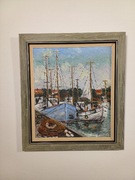 Stary obraz na płótnie 