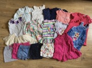 Paka zestaw ubrań letnich 98 104 dla dziewczynki na lato