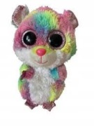 Maskotka TĘCZOWY CHOMIK RODNEY PUPILKI 24 cm + OPAKOWANIE na PREZENT