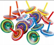 KOLOROWE DREWNIANE BĄCZKI ZABAWKI DLA DZIECI ZESTAW 20 SZTUK 