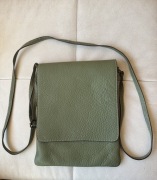 Torebka ze skóry natural., włoska Via Tornabuoni Firenze