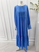 Sukienka niebieska w groszki YAS 36 S