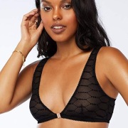 biustonosz jak Bralette Savage X Fenty Dams Flocked r.40-42 M Primark