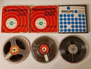 Taśmy magnetofonowe szpule Philips, Basf