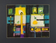 Obraz Abstrakcja Gwasz Zbigniew Ważydrąg