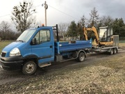 Roboty ziemne koparko ładowarką mini koparką 