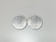 2 monety 1 pfennig z 1968 roku