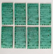 8 STARE BILETY KARTONOWE KOLEJOWE PKP PRL KATOWICE CZĘSTOCHOWA +GRATIS