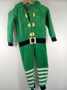 Strój przebranie piżama elf z kapturem Primark r. 5/6 l