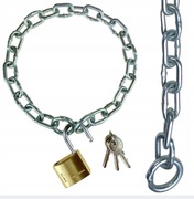 Klodka mosieżna Gerda i łańcuch spinający 6mm-0,5 m