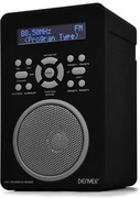 Radio Denver DE-DAB-43 plus czarne. Odbiera DAB+ oraz FM. Zegar. Budzik.