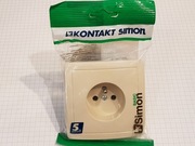 Simon BASIC Gniazdo ścienne +0 , BGZ1e/12 beżowe