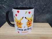 Kubek pokemon walentynki zakochanych mąż żona