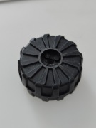Lego koło 2515 czarne / black. Starsza wersja do starych zestawów 