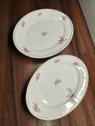 VEB Lettin 2 x owalny półmisek salaterka Vintage 1949-54 + gratis