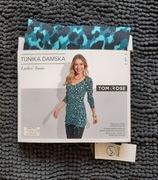 Tunika damska Tom&Rose L nowa niebieska bluzka