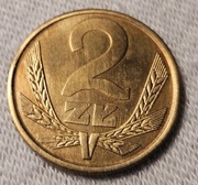Moneta 2zl z roku 1981 ładna 